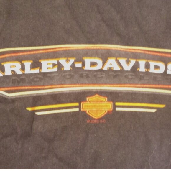 Harley-Davidson Men’s T-Shirt Sz L Black Atlanta GA Dealer Tee Short Sleeve - Picture 14 of 15